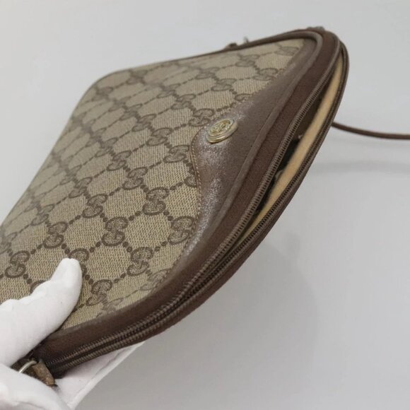 GUCCI GG Supreme Shoulder Bag PVC Beige Gold 56 02 068 Auth ep10564 - Picture 7 of 16